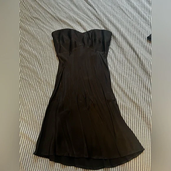 princess polly baby blue dress Meshki Black Strapless Dress for NYFW Night Out